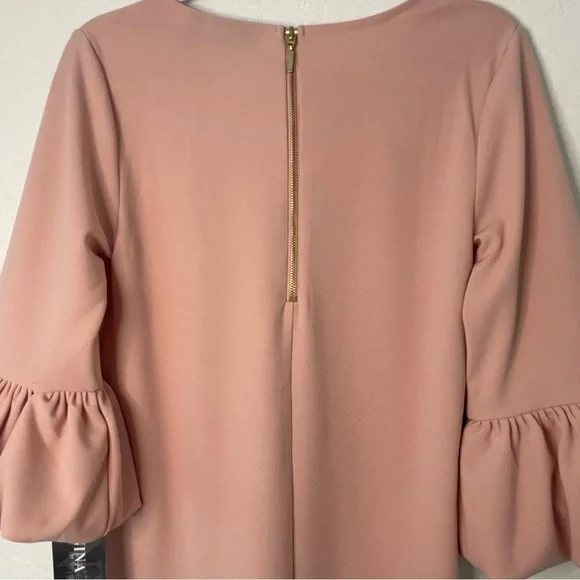 NWT Nina Leonard Blush Midi Dress. Size Medium - Picture 5 of 7